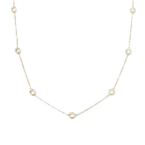 Collana Donna Acciaio Gold Cristalli Bianchi Liu Jo Luxury